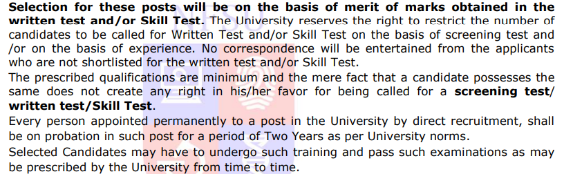 NFSU Non-Teaching Syllabus Details 2026
