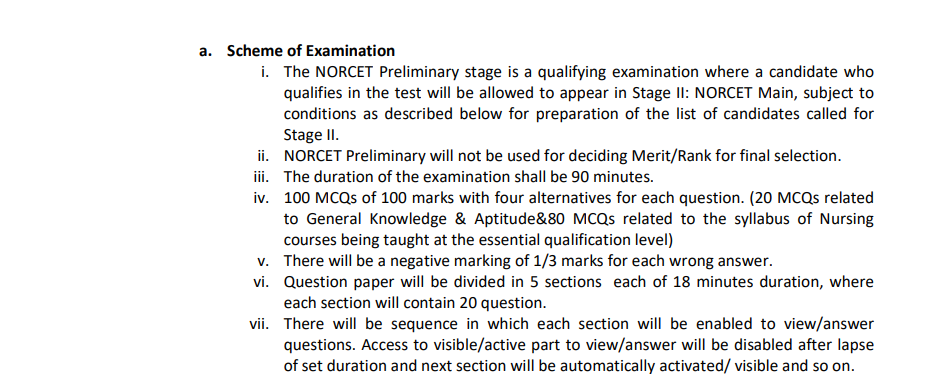 AIIMS NORCET 10 Syllabus Details 2026