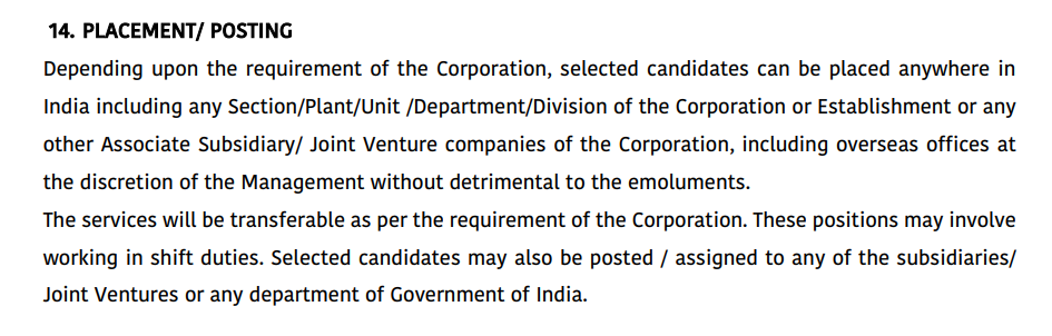 HPCL Junior Executive, Engineer, Officer Syllabus Details 2026 
